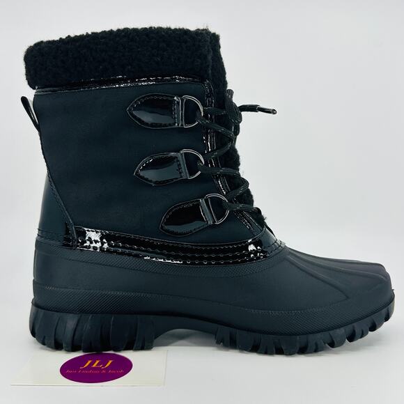 Storm by Cougar Women's Camila Black Waterproof Winter Polar Duck Boots Size 7 - Picture 7 of 11